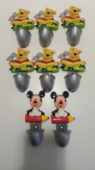 8 Soportes baldas pared Infantiles Disney