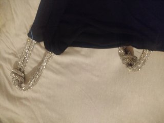 Vestido Zara fiesta con pedrería