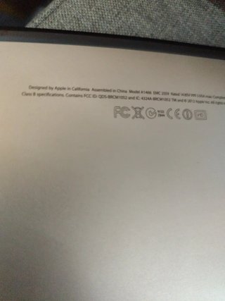 MacBook Air Plata piezas