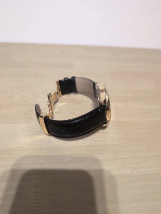 Reloj Festina Dorado Esfera Azul Correa Negra