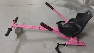 Hoverboard rosa con asiento