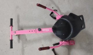 Hoverboard rosa con asiento