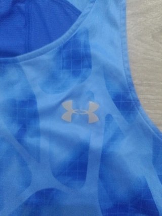Camiseta running Under Armour azul multicolor