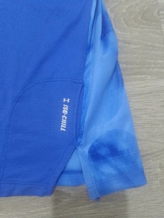 Camiseta running Under Armour azul multicolor