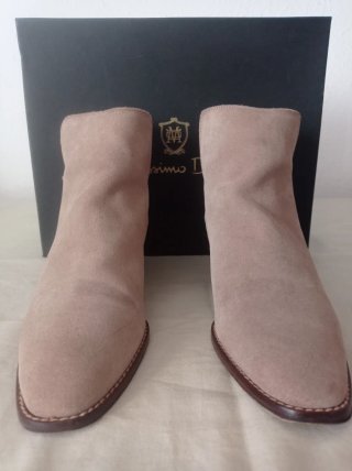 Botines Massimo Dutti ante beige