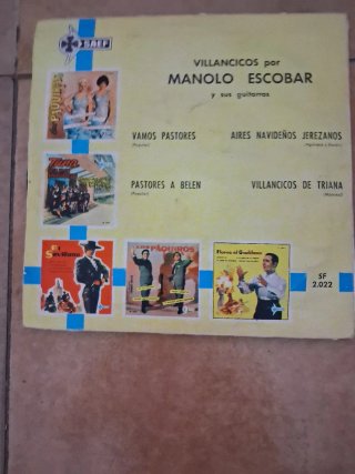 Vinilo Villancicos Manolo Escobar