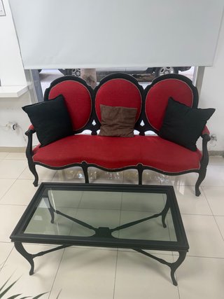 Sofá Isabelino con Mesa Centro