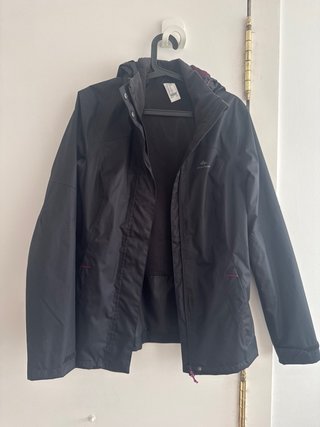 Chaqueta Quechua Negra Talla S de deporte