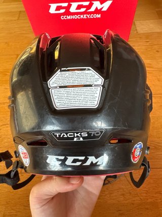 Casco Hockey CCM Junior Negro