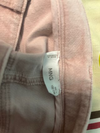 Pantalones Mango Rosa Talla 12