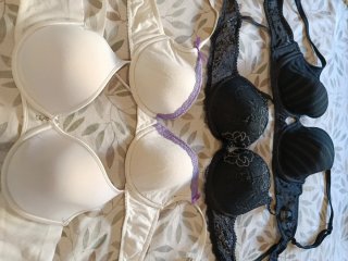 Lote de 4 Sujetadores Mujer Negro y Blanco