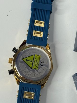 Reloj LIGE Azul y Dorado para Hombre