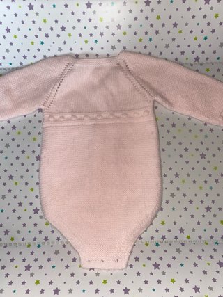 Body tejido rosa bebé