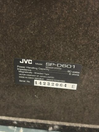 Equipo de música JVC CA-D601T