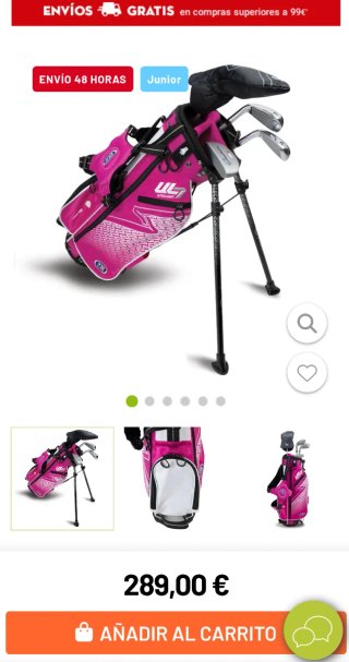 Set de Golf US Kids UL 45