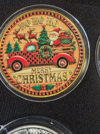Monedas Coleccionables de Navidad (4 piezas)