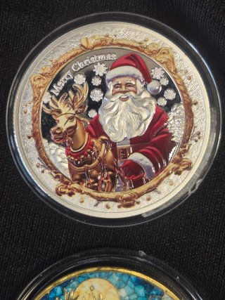 Monedas Coleccionables de Navidad (4 piezas)