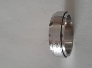 Lote 7 Anillos Acero Dorado y Plateado