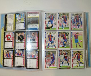 Álbum Fichas Liga 2008, incompleto