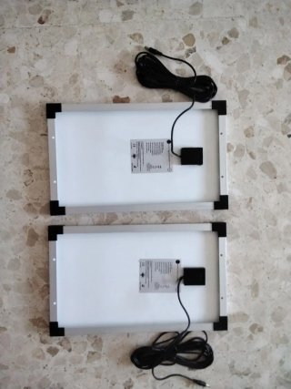 2 Módulos Solares Fotovoltaicos 12W nuevos