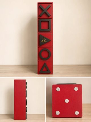 Mueble Playstation, completamente artesana