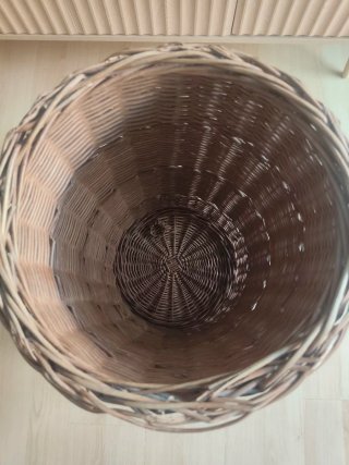 Cesta de mimbre grande