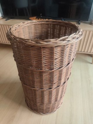 Cesta de mimbre grande