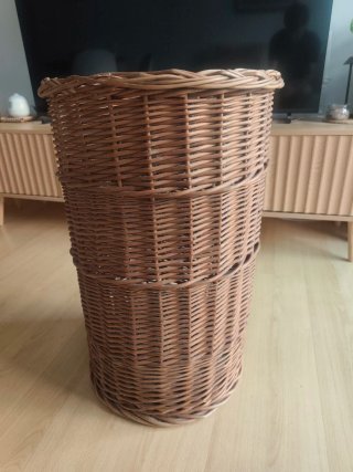 Cesta de mimbre grande