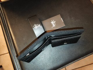 Portafoglio Stussy nero