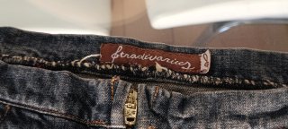 Falda vaquera Stradivarius azul/gris