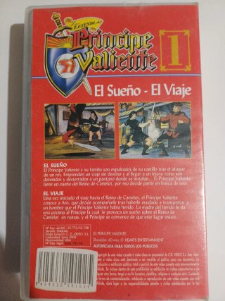 VHS El Príncipe Valiente 1: El Sueño - El Viaje
