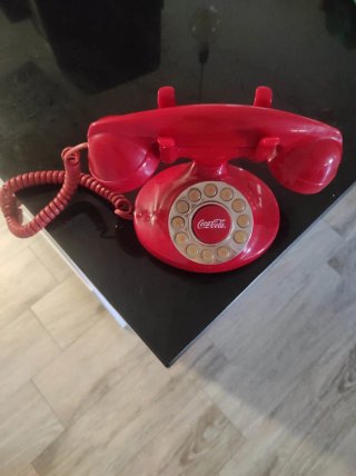 Teléfono Vintage Coca-Cola Rojo
