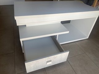 Mesa Comedor Blanca Elevable