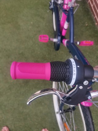 Bicicleta B'Twin Original 5 Azul/Rosa
