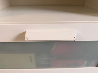 Mueble TV Ikea Blanco Cristal