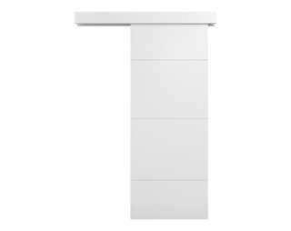 Hoja de puerta blanca lacada