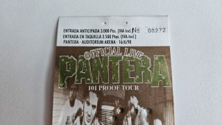 Entrada Pantera Valencia 1998