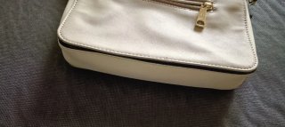 Bolso Pepemoll blanco y amarillo