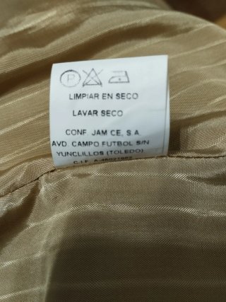 Traje chaqueta y pantalón talla 36-38