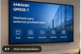 Samsung QM55B-T 55" Táctil 4K UHD Touch