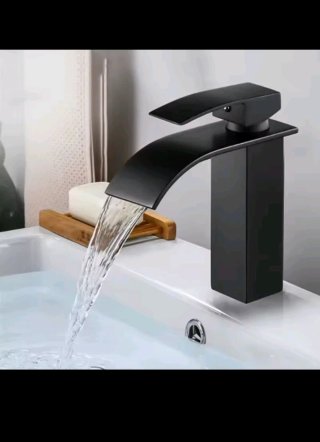 Grifo cascada negro metal