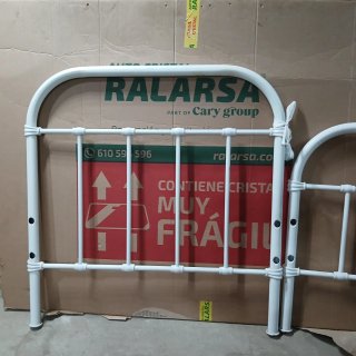 2 Camas de 90cm Blancas