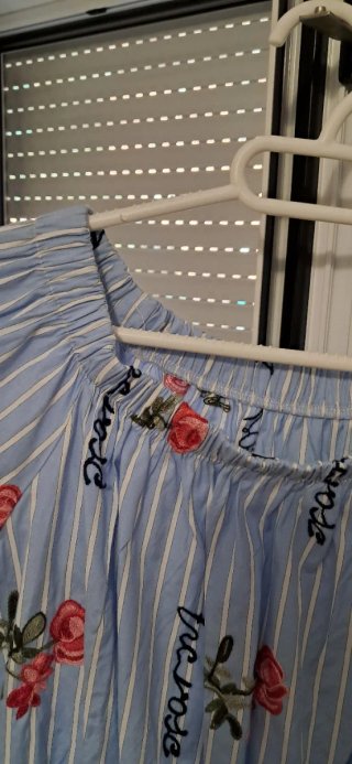 Vestido veraniego rayas rosas talla M, 9€