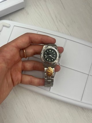 Reloj Caravelle Bulova Plata y Negro