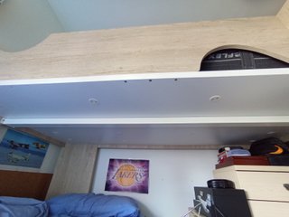 Cama alta madera nueva alta calidad
