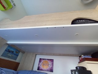Cama alta madera nueva alta calidad