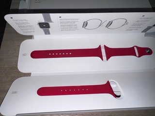 Correa Apple Watch Roja Original 44mm