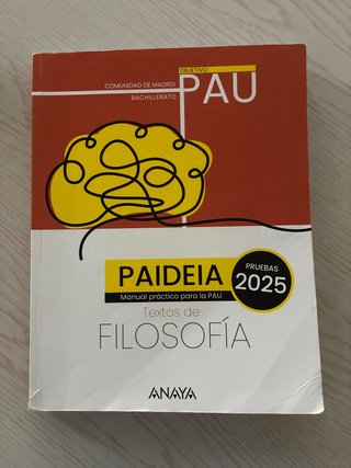 Paideia. Textos de Filosofía para la PAU. Madrid