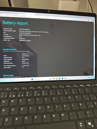 Microsoft Surface Pro 10 5G con teclado
