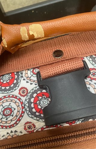 Maleta de ruedas estampada